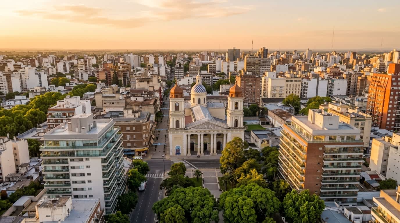 Vista panorámica aérea de San Miguel y Zona Norte - Sforza Propiedades